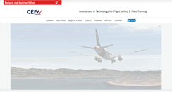 Desktop Screenshot of cefa-aviation.com